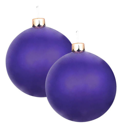 2 Piezas De Decoración De Bolas De Navidad Grandes Para Deco