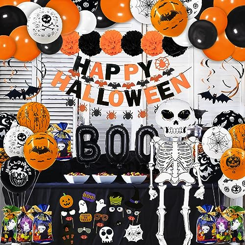 120 Piezas Decoraciones De Fiesta De Halloween, Globo D...