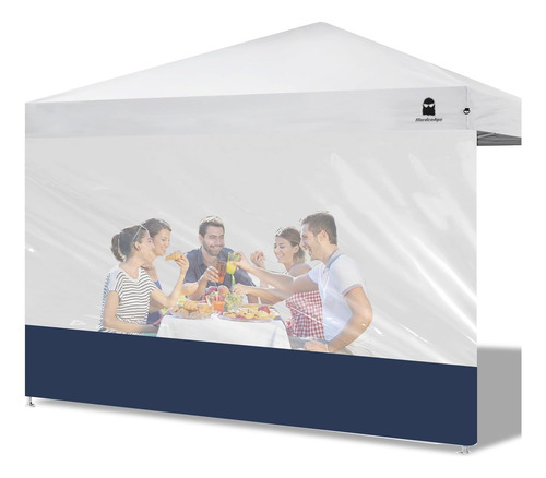 Pared Lateral Transparente Para Toldo Desplegable 10x10 PuLG