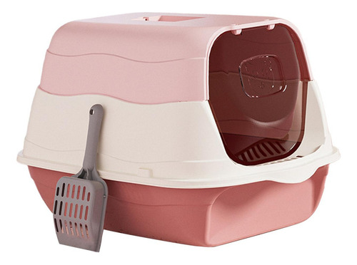 Wv Caja De Arena Para Gatos Con Capucha Y Tapa Con Puerta