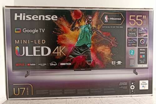 Pantalla 55 , Android, Hisense, 55u7k, Smart Tv, Mini Led (Usado)