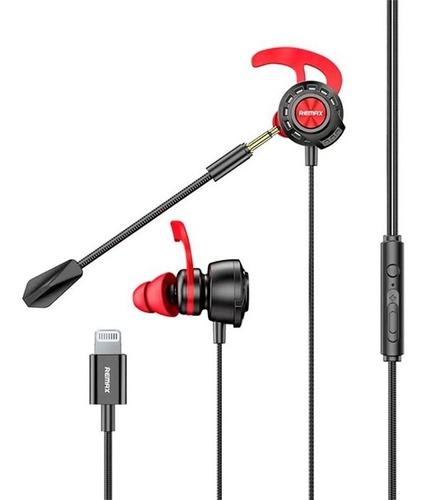 Remax Auriculares Audífonos Juegos Resistentes Rm-750 Rojo