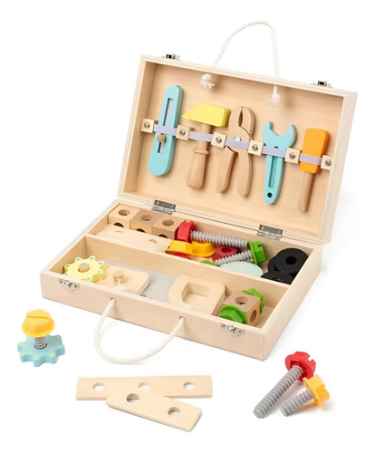 Trälek. Caja De Herramientas De Madera Juguete Juego De Rol
