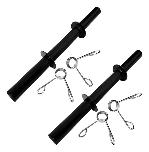 Par Barra Oca 40cm Halteres Com Presilhas Sem Anilha