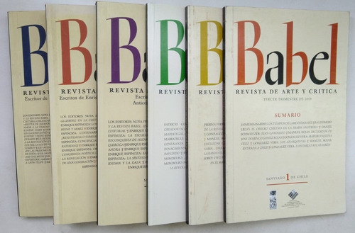 Revista Babel. Enrique Espinoza