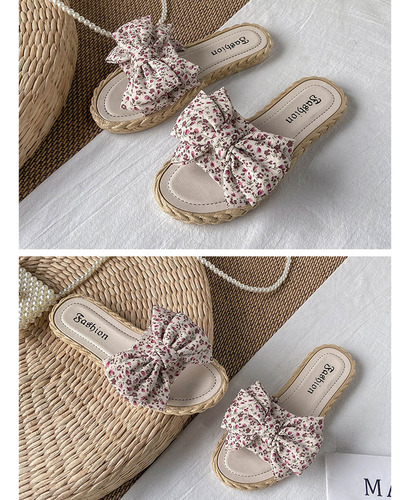 Zapatillas Con Forma De Lazo, Ropa De Abrigo De Moda Para Mu
