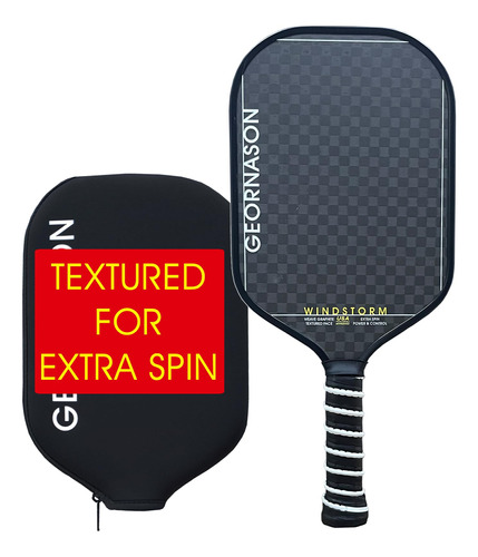 Pickleball Paddle Pro, Tejido De Fibra De Grafito, Superfici