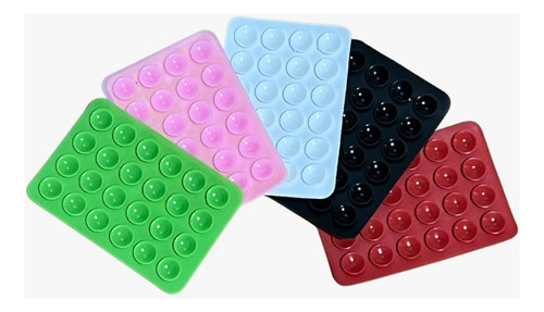 Funda genérica con ventosa para iPhone, soporte con ventosa blanca con diseño liso de 1 unidad
