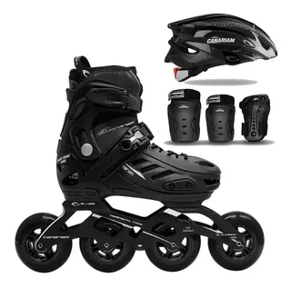 Patines Canariam Blackmagic Pro Plus + Kit C2 + Casco