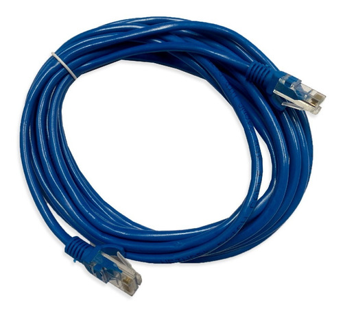 Imagen 1 de 10 de Cable De Red Lan Ethernet 5 Metros Para Internet Cat 5e