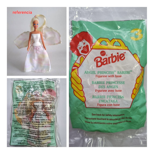 Barbie Princesa Encantada Mcdonald's Año 1996 (Usado)