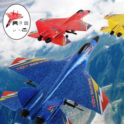 Su-27 Rc Fija Rtf 2 Canales Luces Frescas Epp Espuma