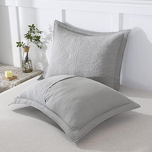 Winlife Funda De Almohada Acolchada 100% Algodón Con Estampa