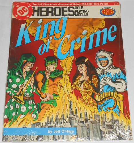 Dc Heroes Role Playing Module King Of Crime 217 Lacrado 1986