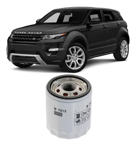 Filtro Óleo Range Rover Evoque 2.0 2012 A 2015 Mann