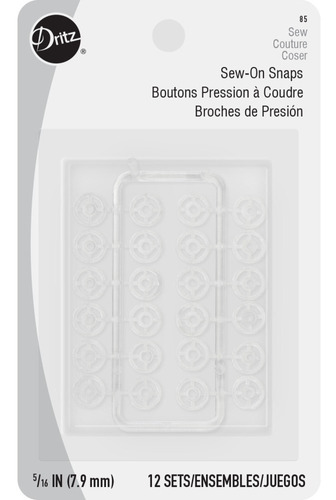 Broches De Presión Dritz® Sew On Snaps