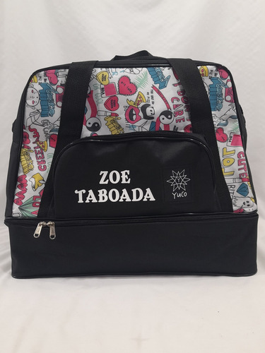Imagen 1 de 6 de Bolso Cajon P/patin Artistico Estampado (opc Personalizable)