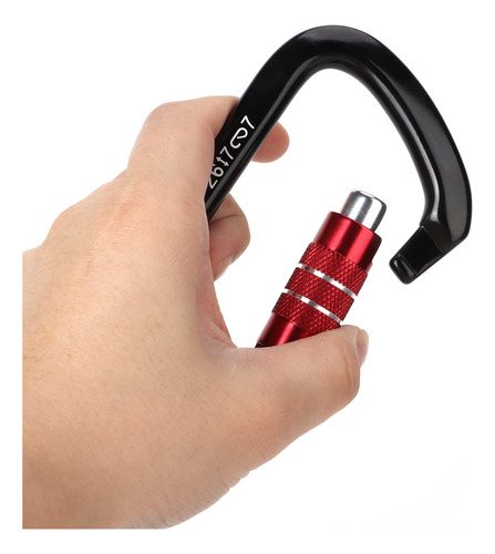 Mosquetón Resistente Para Escalada, Diseño Automático, Alumi