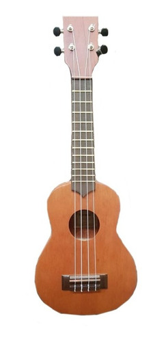 Ukelele Soprano Gracia Ukl Sin Cenefa Caoba Cedro Marrón