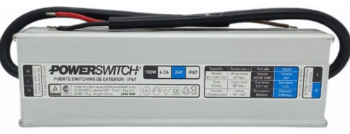 Fuente Switching C/gabinete 24v 6.2a Exterior Macroled
