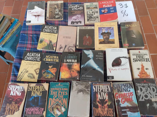 Libros Anne Rice,agatha Christie,stephen King Y Mas Novelas 