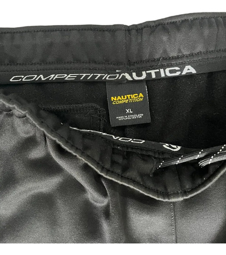 Pantalon Jogging Deportivo Nautica Competition Negro Tallexl (Usado)