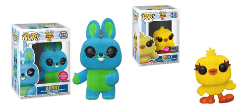 Ducky And Bunny Funko Pop! Toy Story 4 Flocked Fye & Only At