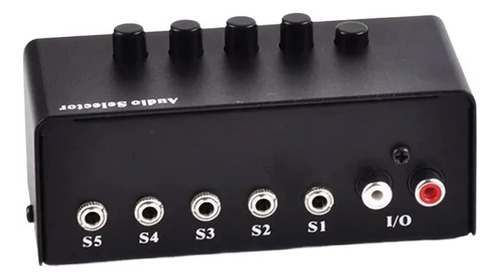 Conmutador De Audio Genius Switching Box Para 5 Parlantes