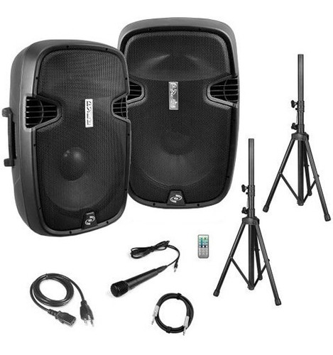 Pyle Pro 10  Active + Passive Pa System Package Kit