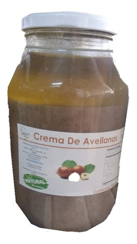 900gr De Crema De Avellana 100% Natural Sin Azúcar