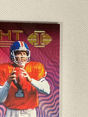 John Elway Game Used Jersey Card Panini Illusions 2020 Inser (Usado)