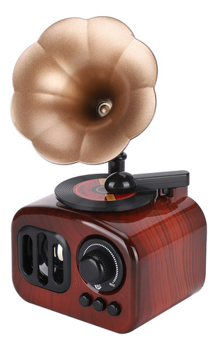 P Caja De Música Retro Con Forma De Fonógrafo Para