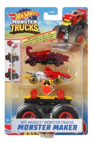 Hot Wheels Monster Trucks Maker Preto 1:64 Gww18