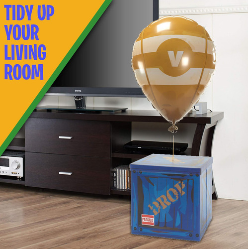 Campliner Caja De Botín Grande A Juego Con Globo Amarillo -