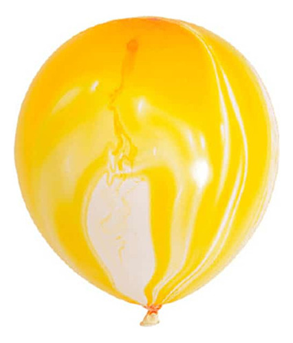 Globos Bombas Agata R12, Bombas Marmol X25u Naranja