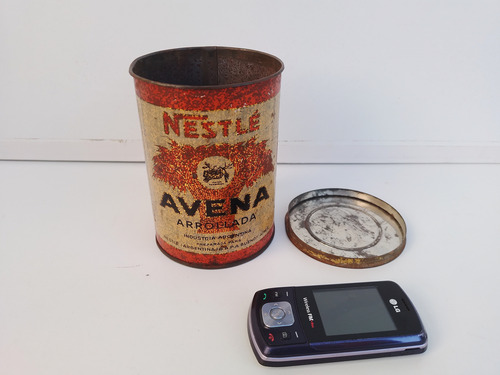 Linda Antigua Lata Litografiada Nestle Avena Arollada (Usado)