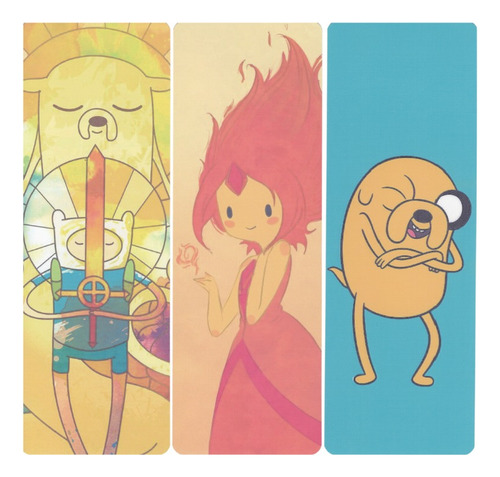 Pack 12 Separadores Para Libros Colección Adventure Time Multicolor Adventure Time 2
