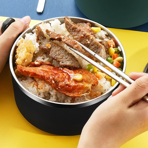 Cuenco Para Sopa De Ramen B Lunchboxes Con Tapa Hermética, A