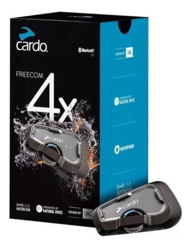 Intercomunicador Cardo Freecom 4x Duo Jbl Anatel + Boné @#