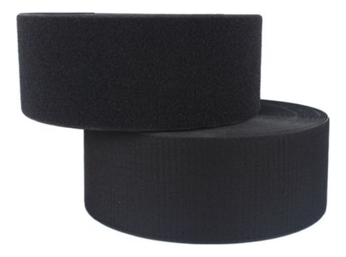 Velcro 10 Cm Ancho Con 25 Metros Negro