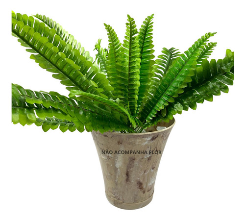 Vaso De Flor Plantas Cachepot Antidengue 22cm 3,5l Cor Travertino