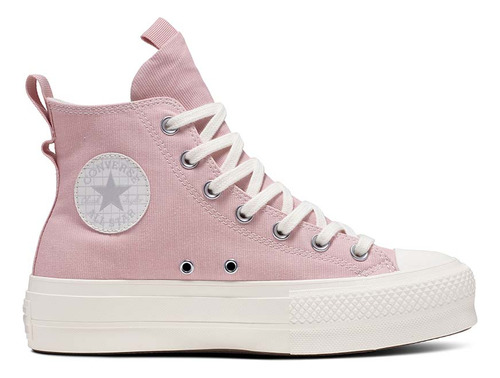 Tenis Converse Botas Chuck Taylor Lift Mujer-palo De Rosa