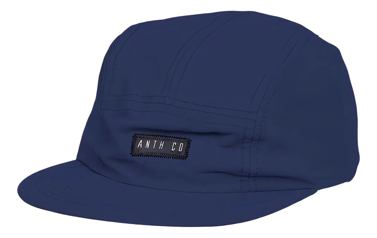 Boné Aba Reta Water Five Panel Strapback Impermeável Anth Co Azul-marinho Un