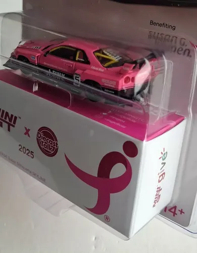 Mini Gt X Diecasttalk Nissan Lb-er34 Skyline 1095 Pink | MercadoLivre