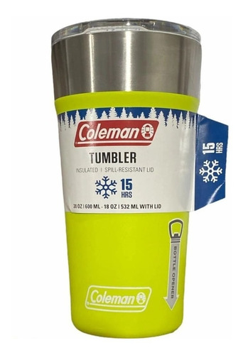 Copo Térmico 600ml Coleman Verde Claro