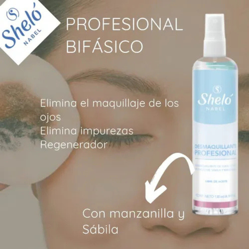 Desmaquillante Profesional Con Sábila Y Manzanilla 30ml S115