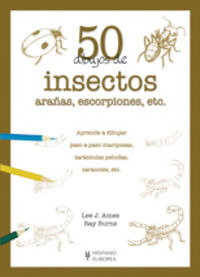 50 Dibujos De Insectos, Arañas, Escorpiones, Etc.