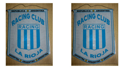 Banderin Chico 13cm Racing Club La Rioja