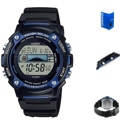 Reloj Casio Ws210  1a Hombre Digital Correa Resina Full