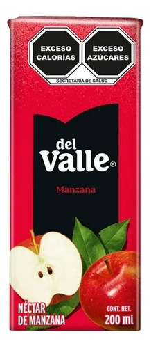 Néctar Del Valle Clarificado De Manzana 200 Ml